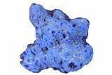 Vivid Blue, Cut/Polished Azurite Nodule - Siberia #175615-1